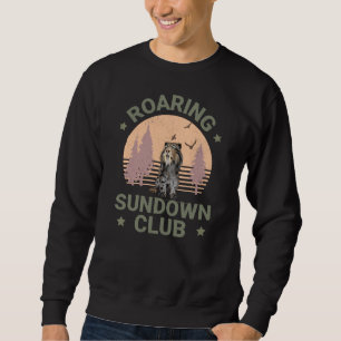 Roaring Sundown Club Saberzahntiger Sweatshirt