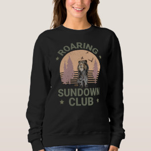 Roaring Sundown Club Saberzahntiger Sweatshirt
