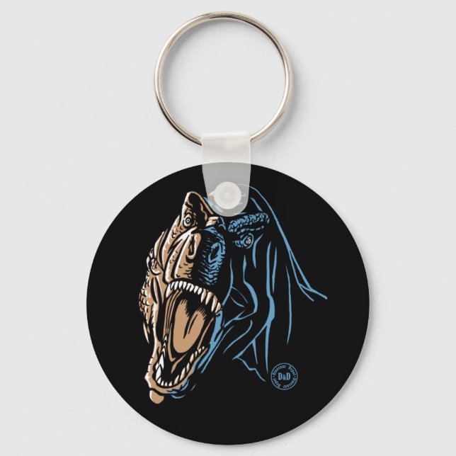 Roaring T-Rex Schlüsselkette Schlüsselanhänger (Vorderseite)