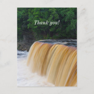 Roaring Tahquamenon Vielen Dank Postcard Postkarte