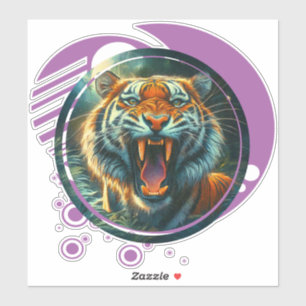 Roaring Tiger Aufkleber