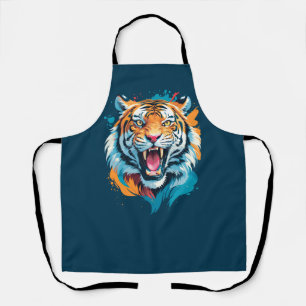 Roaring Tiger Face Schürze