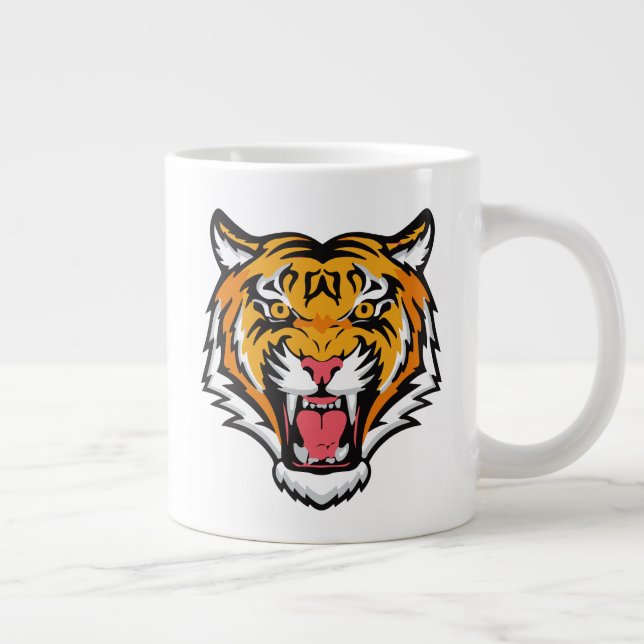 Roaring Tiger Head-25818 Jumbo-Tasse (Rechts)