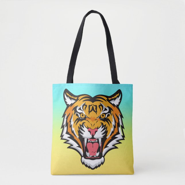 Roaring Tiger Head-25818 Reiseumarmung (Vorderseite)