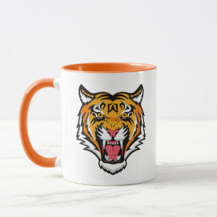 Roaring Tiger Head-25818 Reiseumarmung Tasse