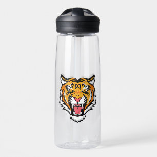Roaring Tiger Head-25818 Reiseumarmung Trinkflasche
