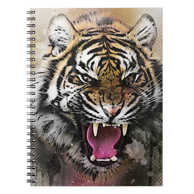 Roaring Tiger Notizblock (Vorderseite)