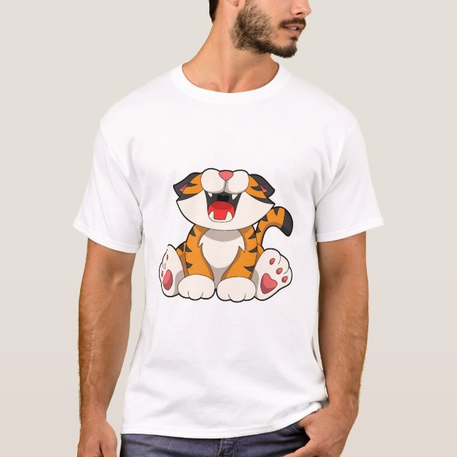 Roaring tiger T-Shirt (Vorderseite)