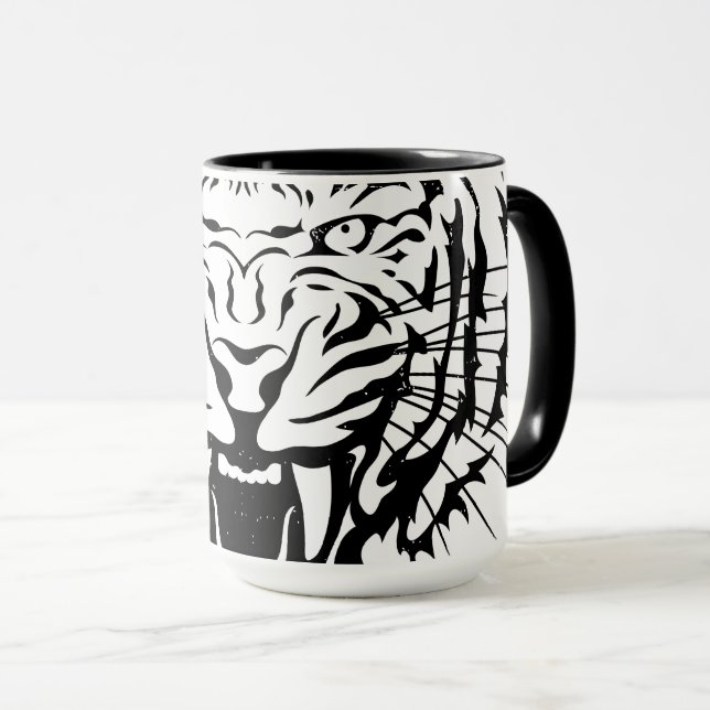 Roaring Tiger Tasse (VorderseiteRechts)