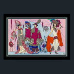 Roaring Twenties Art Deco Mode Poster<br><div class="desc">Französische Modedrucke für Art Gout Beaute aus den 1920er Jahren</div>