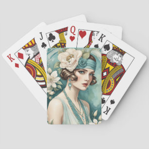 Roaring Twenties Art Deco Spielkarten