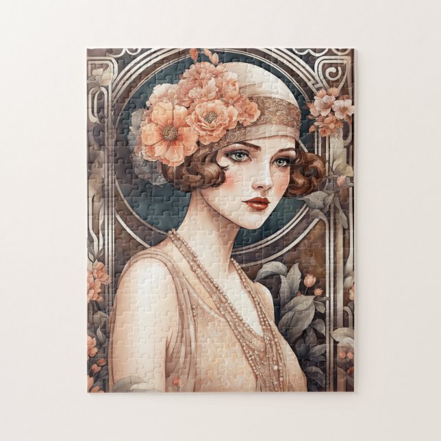 Roaring Twenties Flapper Puzzle (Vertikal)