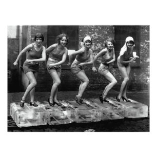 ROARING TWENTIES FLAPPERS FOTODRUCK