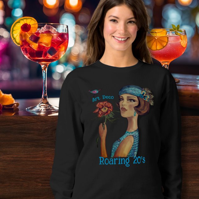 Roaring Twenties Revival Art Deco Sweatshirt (Roaring Twenties Revival Art Deco Sweatshirt)