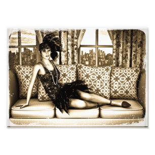 Roaring Twenties Vintag Retro 20. 30. Jahre Fotodruck
