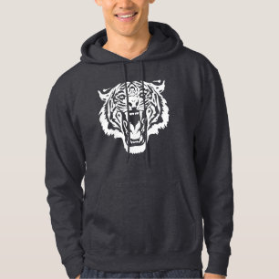 Roaring White Tiger Hoodie