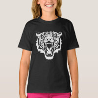 Roaring White Tiger