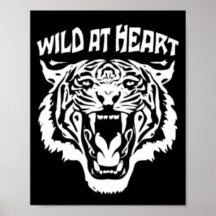 Roaring White Tiger   Wild im Herzen Poster