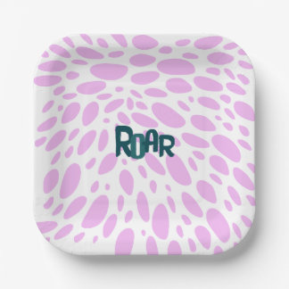 Roarsome 2. Girls Geburtstagsparty Teller