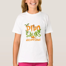 Roarsome Dino Adventure" - Kids Dinosaur T-Shirt