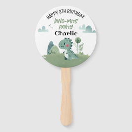 Roarsome Dino Birthday Fächer