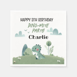 Roarsome Dino Birthday Serviette