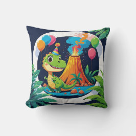 Roarsome Dino Throw Pillow Kissen