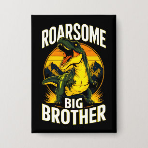 Roarsome Dinosaur Big Brother Button