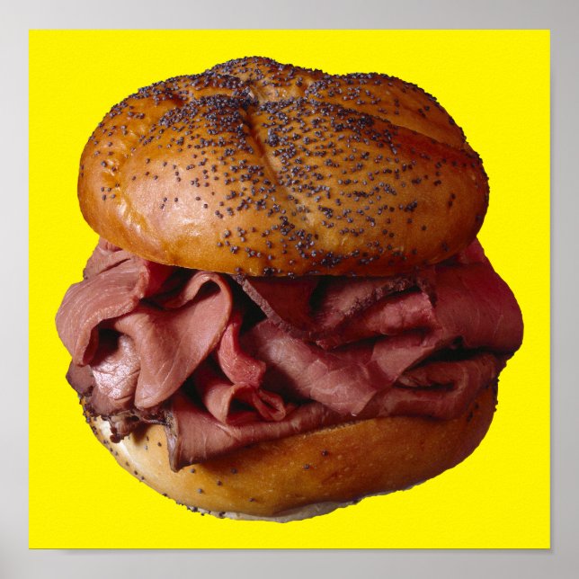 Roast Beef Poster (Vorne)