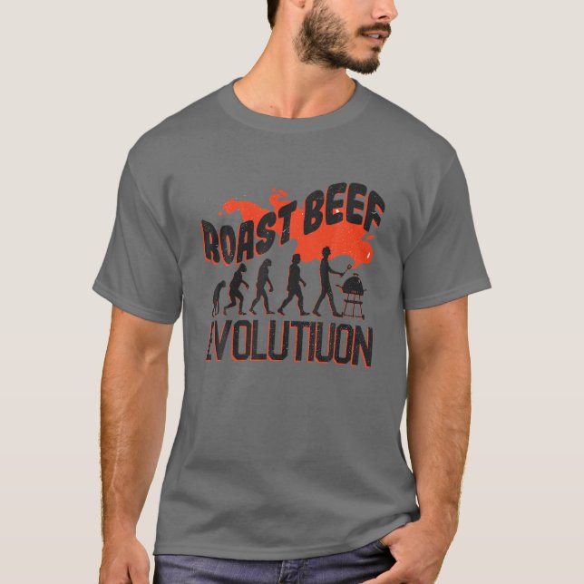 Roast Beef T Roast Beef Evolution T-Shirt (Vorderseite)