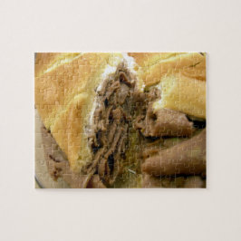 Roastbeef Sandwich mit cremigem Ziegenkäse Puzzle