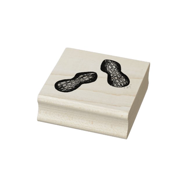 Roasted Ballpark Peanuts Nuts Snack Food Leckereie Gummistempel (Stempel)