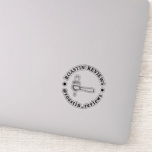 Roastin Reviews Aufkleber