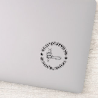 Roastin Reviews Aufkleber