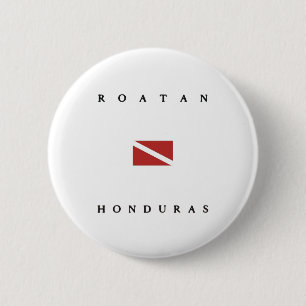 Roatan Honduras Button