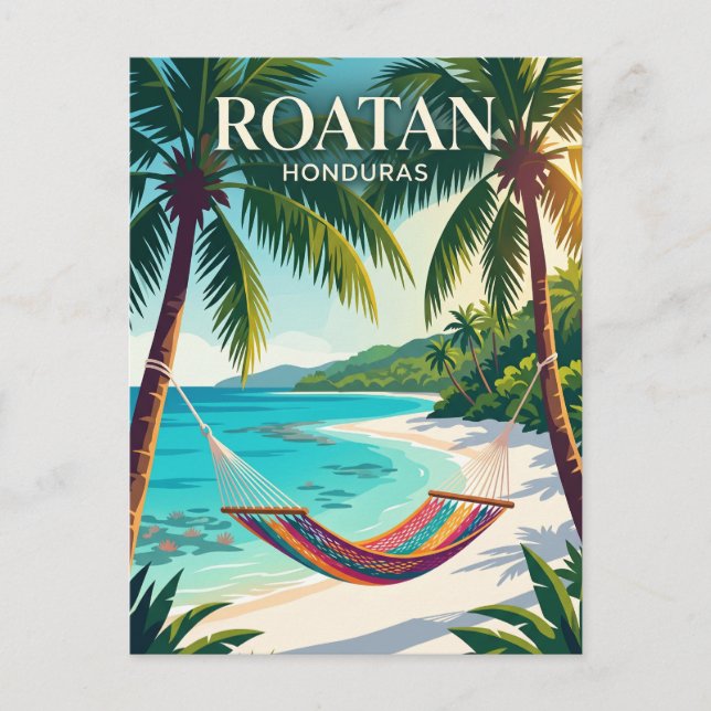 Roatan Honduras Postkarte (Vorderseite)