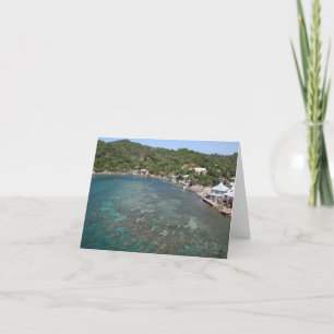 Roatan Insel Notecard Karte