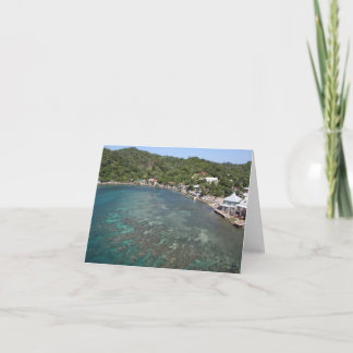 Roatan Insel Notecard Karte