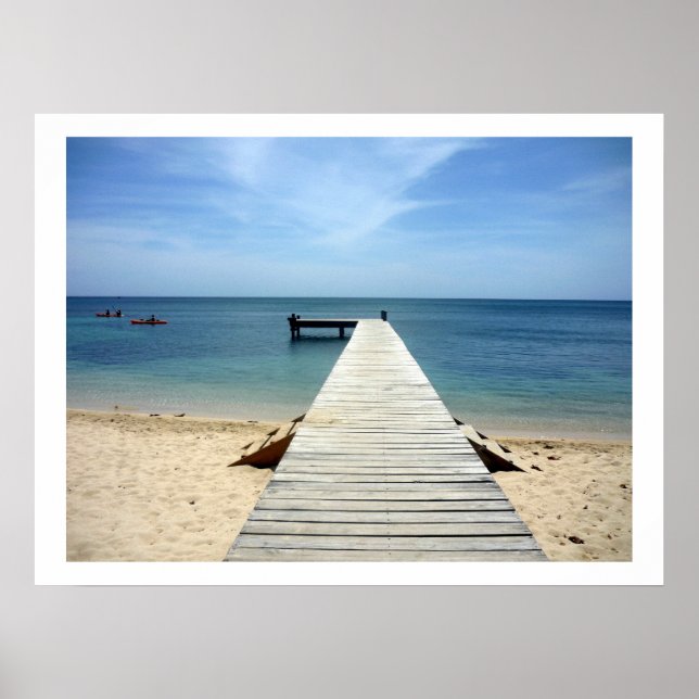 Roatán Pier Poster (Vorne)