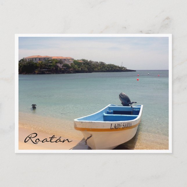 Roatán Postkarte (Vorderseite)