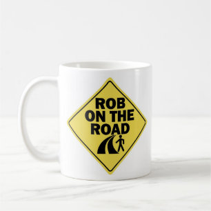 Rob auf der Straßen-linkshändigen Kaffee-Tasse Tasse