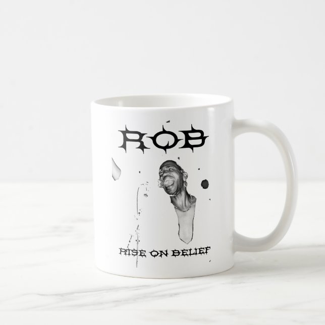 ROB-AUFSTIEG AUF GLAUBENSlogo-TASSE Kaffeetasse (Rechts)