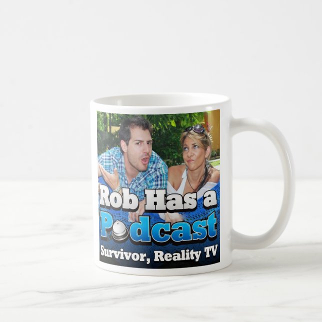 Rob hat eine Podcast-Kaffee-Tasse Kaffeetasse (Rechts)