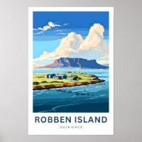 Robben Island South Africa Travel Print