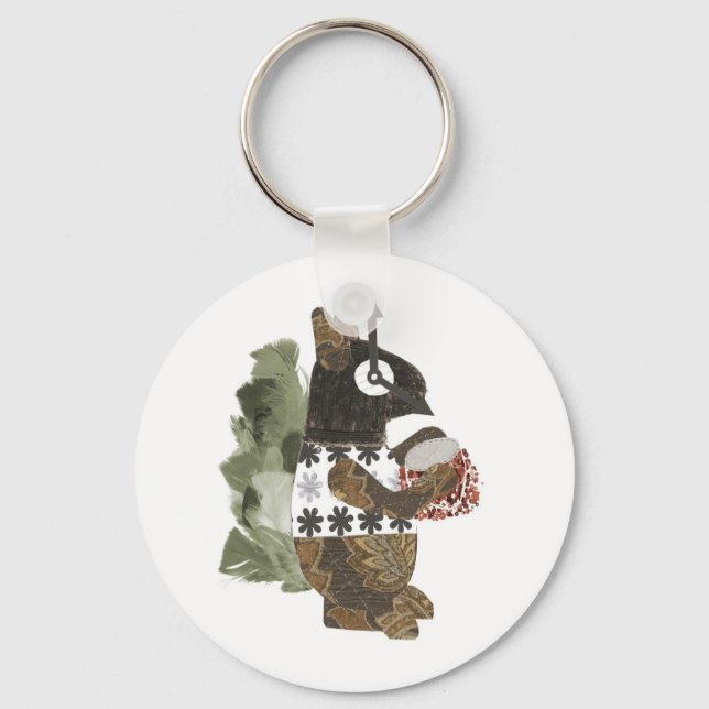 Robber Squirrel Keyring Schlüsselanhänger (Vorderseite)