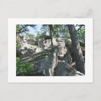 Robbers Caves Oklahoma Postkarte