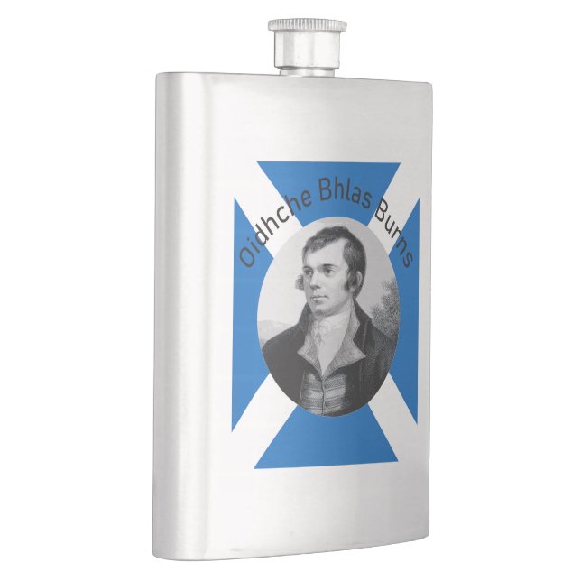 Robbie Burns - In grauer Burns-Nacht Flachmann (Rechts)