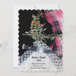 Robbie Burns Lässiges Dinner Einladung