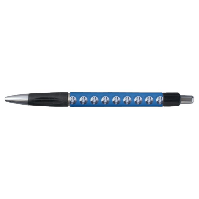 Robbie Burns - Oidhche Bhlas Burns Blaue Text Kugelschreiber (Vorderseite)