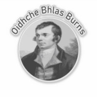Robbie Burns - Oidhche Bhlas Burns Gälisch In Grau